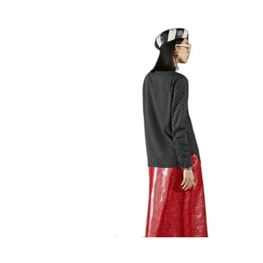 GG silk crêpe shirt