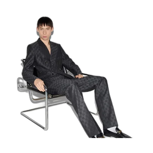 GG wool suit