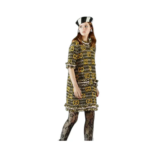 Wool mohair GG dress