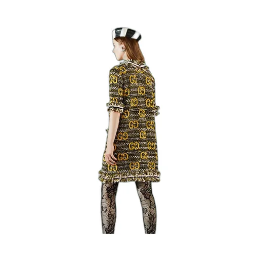 Wool mohair GG dress
