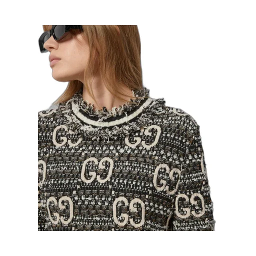 Wool mohair GG dress