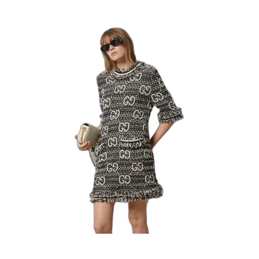 Wool mohair GG dress