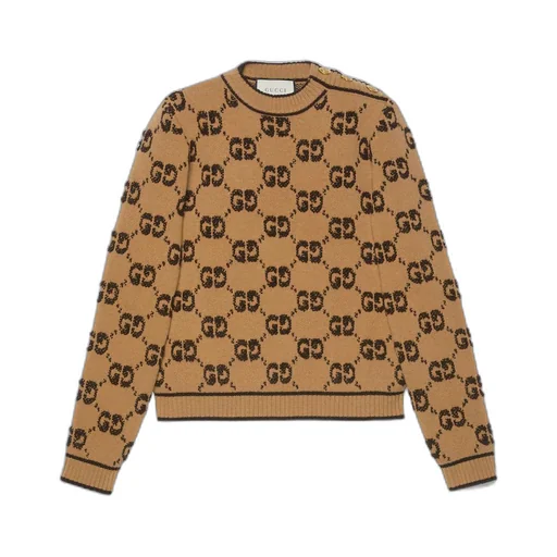 GG wool bouclé jacquard sweater