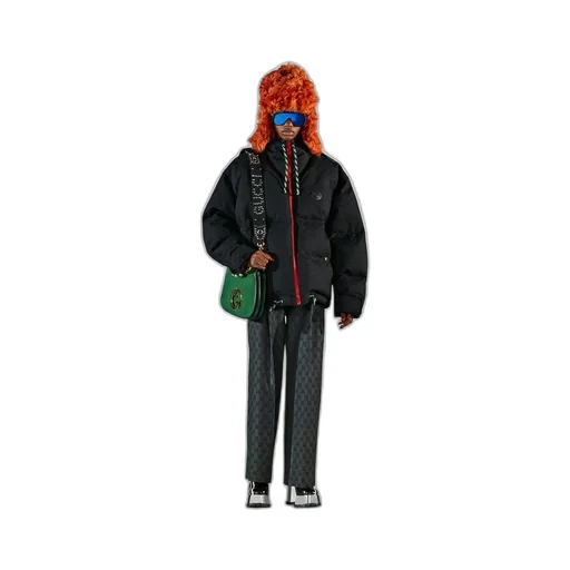 GG cotton canvas puffer jacket