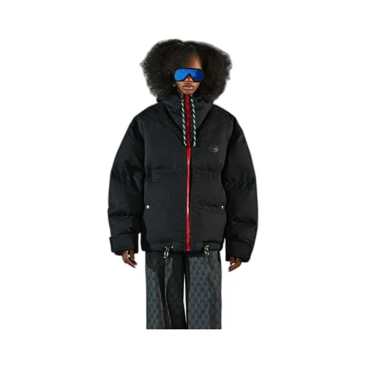 GG cotton canvas puffer jacket
