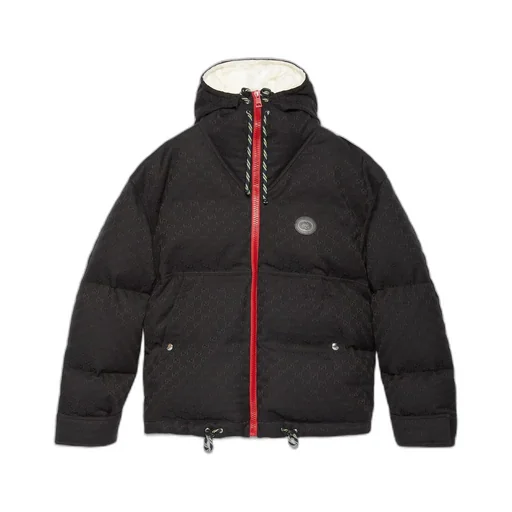 GG cotton canvas puffer jacket