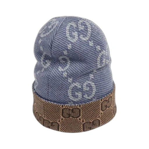Reversible GG wool hat