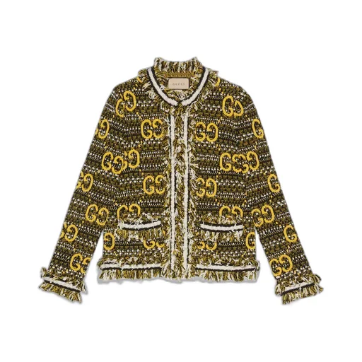 Wool mohair GG cardigan