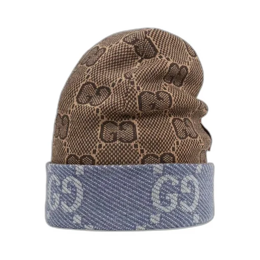 Reversible GG wool hat