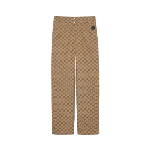 GG cotton canvas trouser