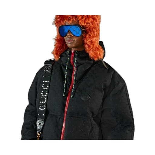 GG cotton canvas puffer jacket