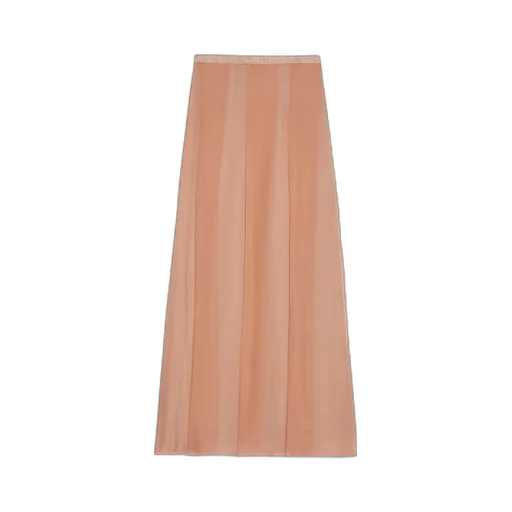 Silk chiffon skirt
