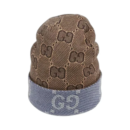Reversible GG wool hat
