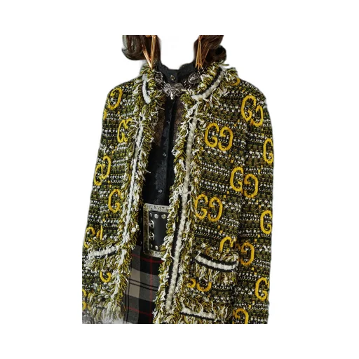 Wool mohair GG cardigan