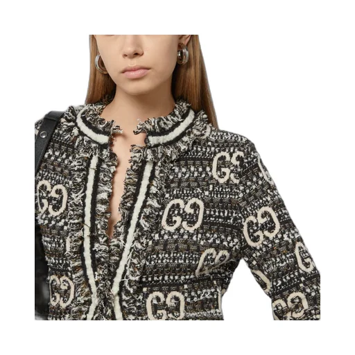 Wool mohair GG cardigan