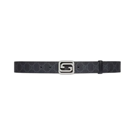 Reversible belt with squared Interlocking G