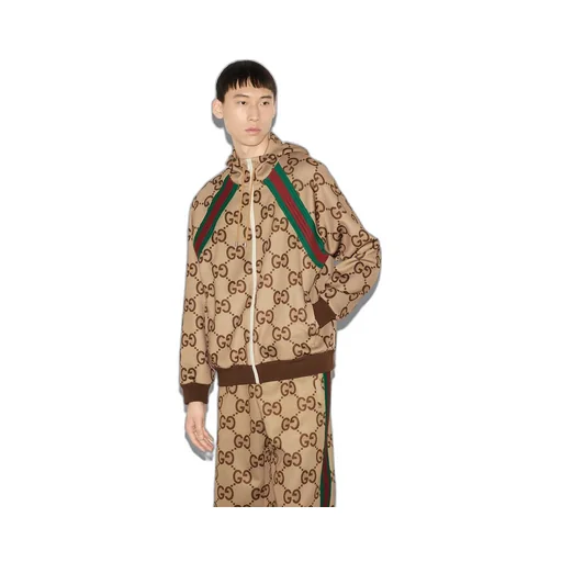 Jumbo GG zip jacket with Web