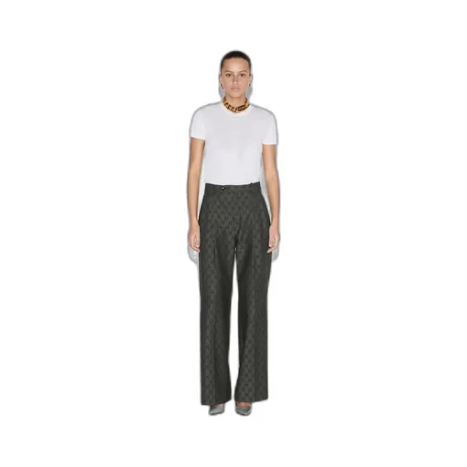GG wool trouser