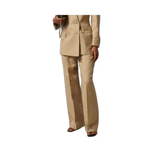 GG wool jacquard trousers