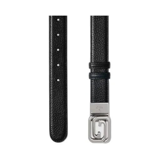 Reversible belt with squared Interlocking G