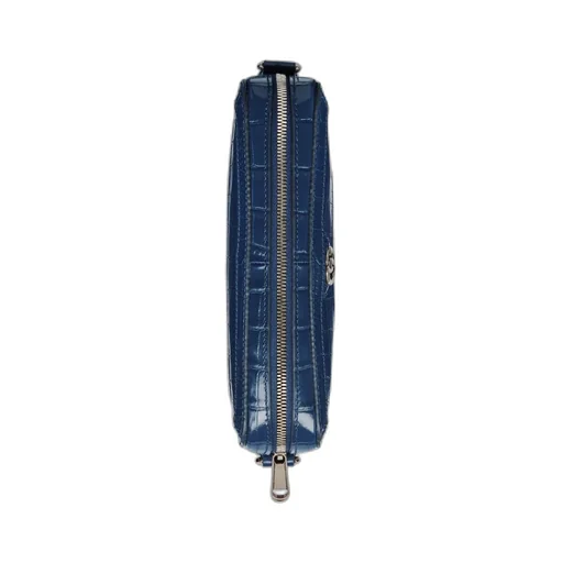 Crocodile crossbody bag with Double G