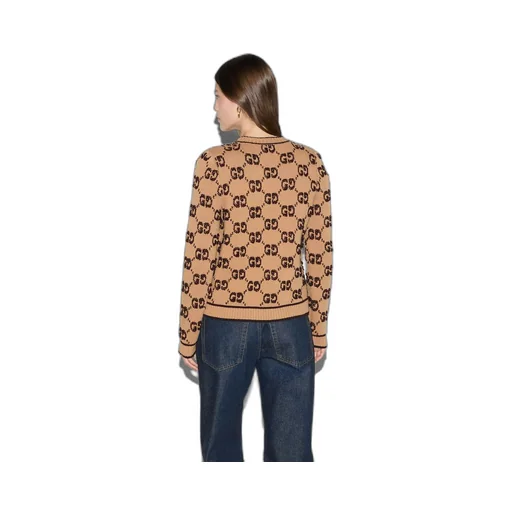 GG wool bouclé jacquard cardigan