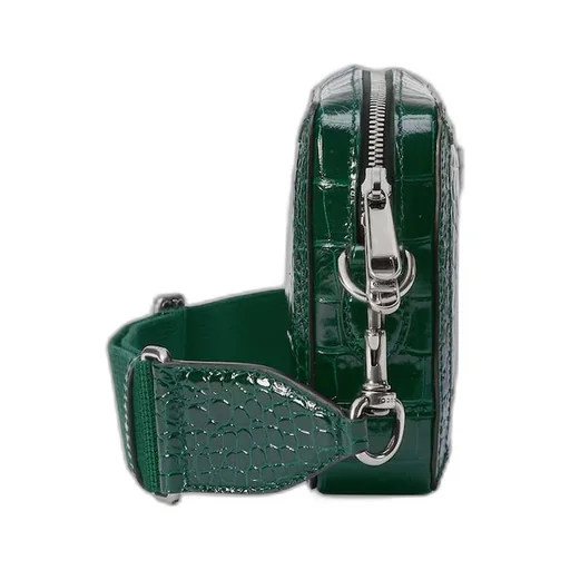Crocodile crossbody bag with Double G