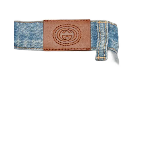 Baby denim trousers with embroidery