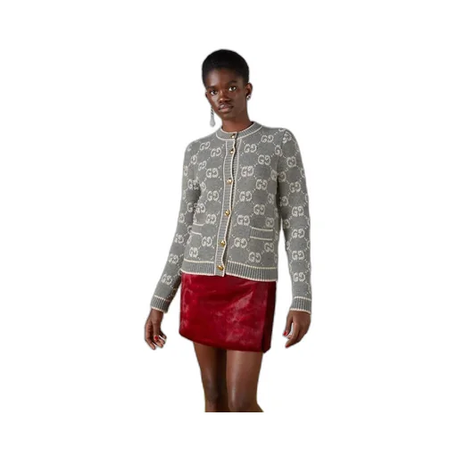 GG wool bouclé jacquard cardigan
