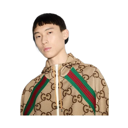 Jumbo GG zip jacket with Web