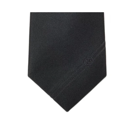 Silk tie with Interlocking G