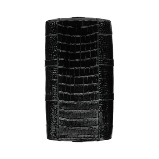 Crocodile duffle bag with Double G