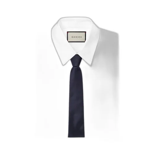 Silk tie with Interlocking G