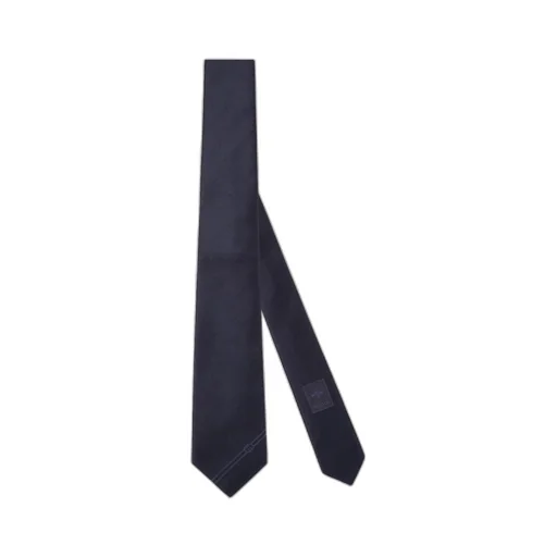 Silk tie with Interlocking G