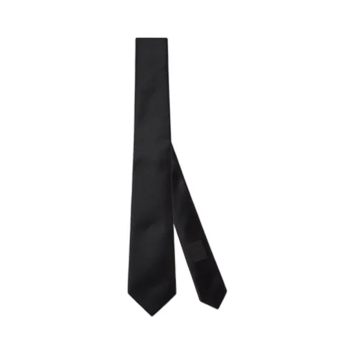Silk tie with Interlocking G