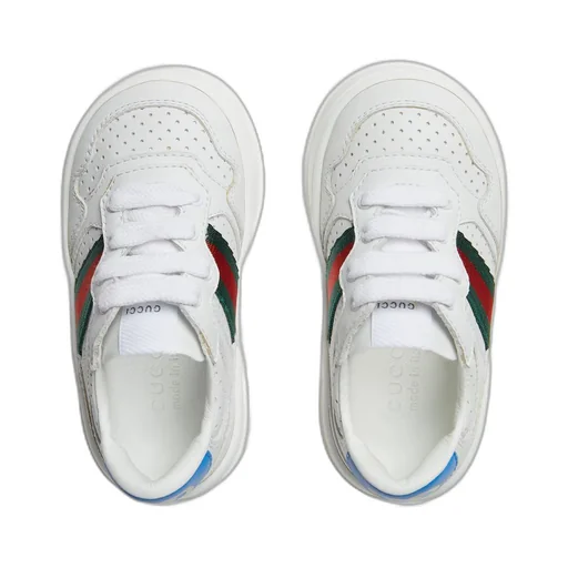 Toddler leather trainer with Web