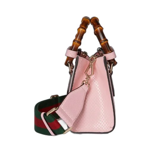 Gucci Diana mini python tote bag