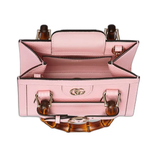 Gucci Diana mini python tote bag