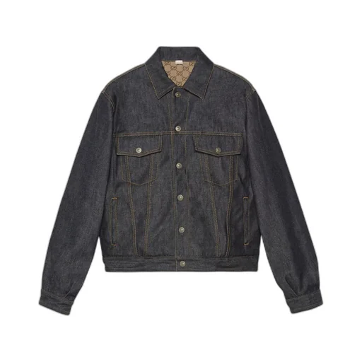 GG reversible denim jacket