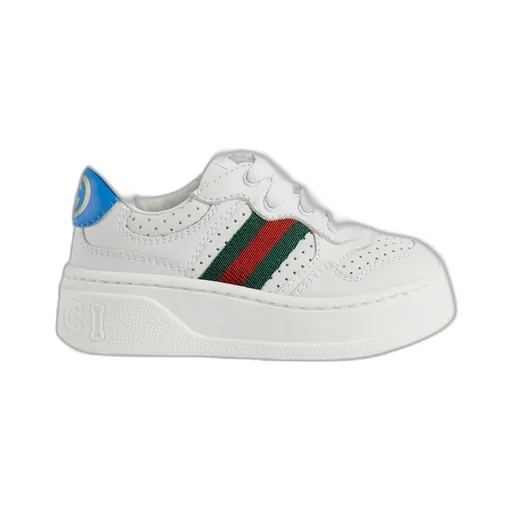 Toddler leather trainer with Web