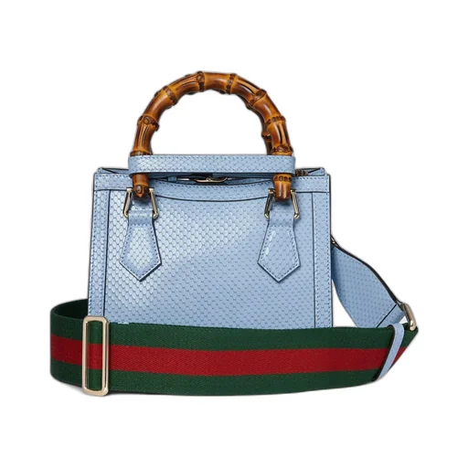 Gucci Diana mini python tote bag
