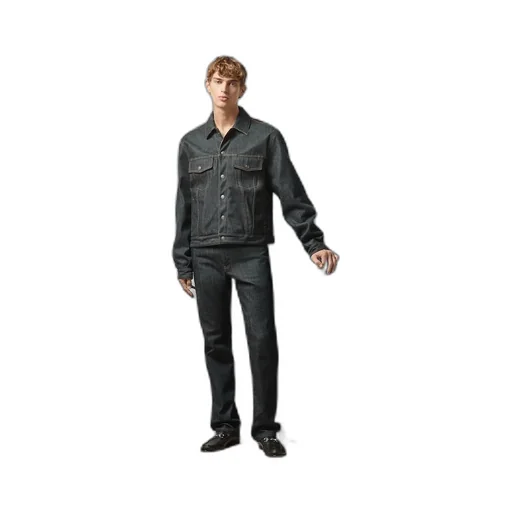 GG reversible denim jacket