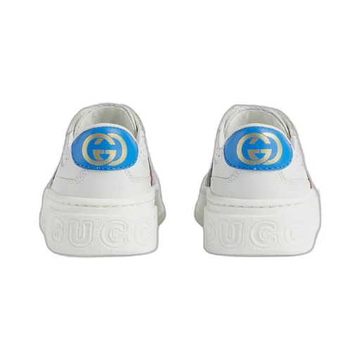 Toddler leather trainer with Web