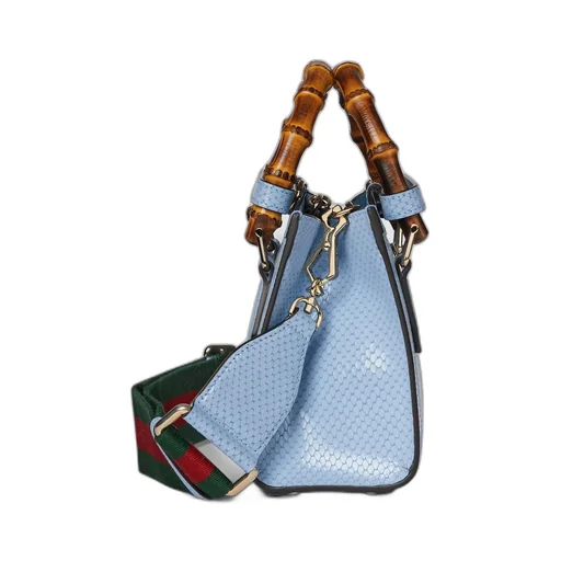 Gucci Diana mini python tote bag