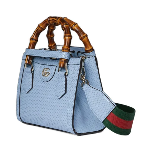 Gucci Diana mini python tote bag