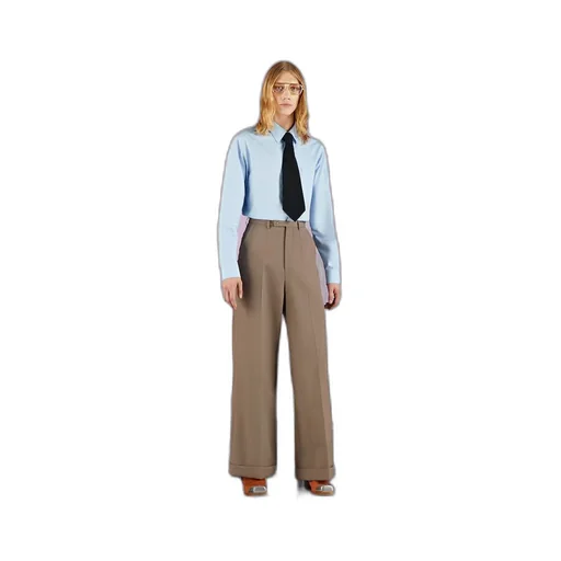 Poplin cotton shirt with embroidery