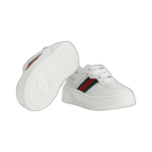 Toddler leather trainer with Web