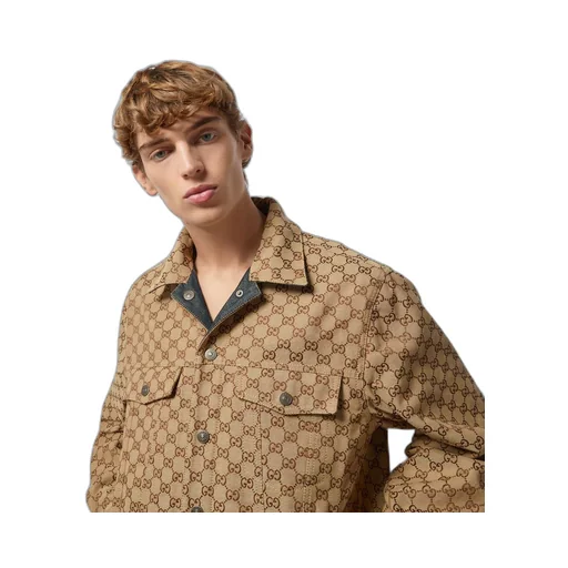 GG reversible denim jacket