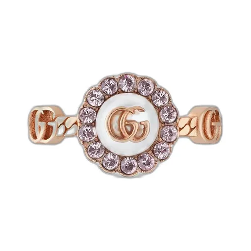 Double G flower ring