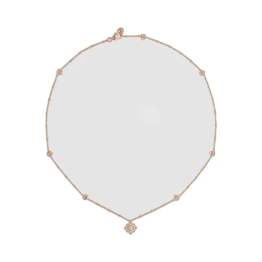 Flora 18k diamond necklace